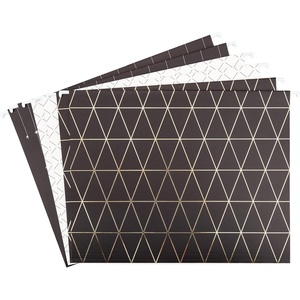 U Brands Delicate Details Fashion Filing Kit, 145 Pieces, Includes 4 Hanging Folders, 9 File Folders, 6 Binder Clips, 120 Paper Clips, 5 Sheets of File Lables and 1 Felt Tip Pen (4866U01-06)(Classic)