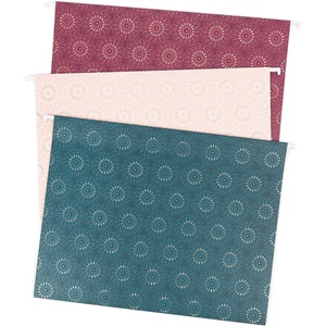 U Brands Delicate Details Fashion Filing Kit, 145 Pieces, Includes 4 Hanging Folders, 9 File Folders, 6 Binder Clips, 120 Paper Clips, 5 Sheets of File Lables and 1 Felt Tip Pen (4866U01-06)(Foil Fleuri)