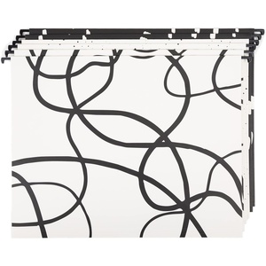 U Brands Delicate Details Fashion Filing Kit, 145 Pieces, Includes 4 Hanging Folders, 9 File Folders, 6 Binder Clips, 120 Paper Clips, 5 Sheets of File Lables and 1 Felt Tip Pen (4866U01-06)(Artistic Elements)