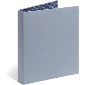U Brands Fashion Binder, Linen, Blue Gray, 1” Rings, 1 Count(Blue Gray)