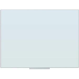 U Brands Floating Non-Magnetic Glass Dry-Erase Board, 36″ x 48″ Inches, White Frosted Surface, Frameless(White)