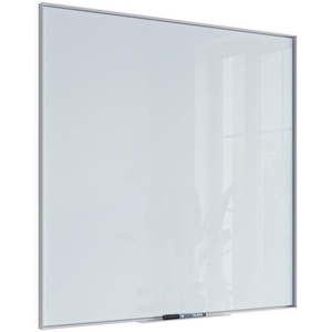 U Brands Glass Non-Magnetic Dry-Erase Board, 48″ X 36″, White Frosted Surface, White Aluminum Frame, Includes 18″ Marker Tray and 1 Liquid Glass Marker (2826U00-01)(36″W x 36″H)
