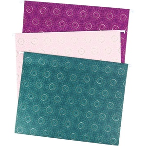 U Brands Hanging File Folders, Modern + Classic, 12 Count(Fleuri)