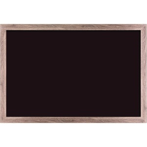 U Brands Magnetic Chalkboard, 24″ x 36″, Rustic Wood Frame, Premium Matte Surface(23″W x 35″H)
