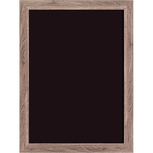 U Brands Magnetic Chalkboard, 24″ x 36″, Rustic Wood Frame, Premium Matte Surface(24″W x 18″H)