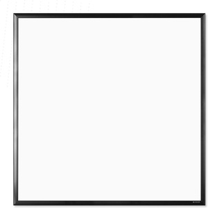 U Brands Magnetic Dry Erase Board White Board, 36″ x 36″ Inches, Black Aluminum Frame (2896U00-01)