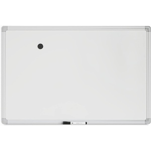 U Brands Magnetic Dry Erase Board White Board, White Aluminum Frame, 48″ x 72″(24” x 36”)