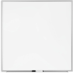 U Brands Magnetic Whiteboard with Silver Aluminum Frame, 96″ x 48″ Inches, Dry Erase Board White Board for Office Supplies and Classroom Use(35″W x 35″H)
