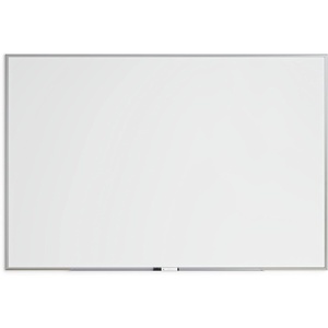 U Brands Magnetic Whiteboard with Silver Aluminum Frame, 96″ x 48″ Inches, Dry Erase Board White Board for Office Supplies and Classroom Use(72″W x 48″H)