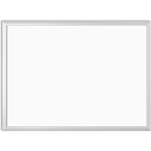 U Brands Melamine Non-Magnetic Dry Erase Board White Board, 36″ x 48″ Inches, Silver Aluminum Frame(24″W x 18″H)