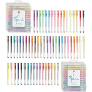 U Brands Metallic Gel Pens, Set of 30, Assorted Point Sizes, Glitter, Pastel, Neon and Classic Assorted Colors(1 Count (Pack of 60))