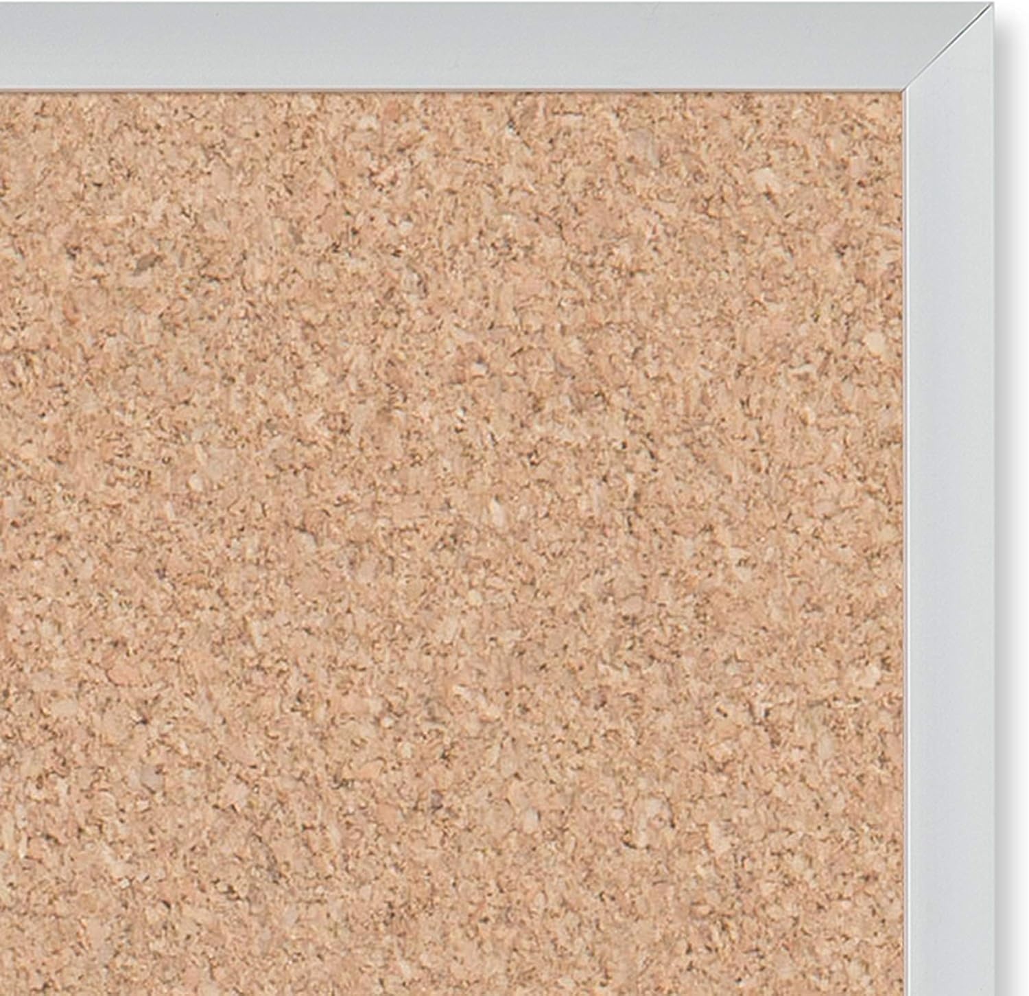 image:imageU Brands Cork Bulletin Board 36 x 36 Inches Silver Aluminum Frame 2877U000136 x 36