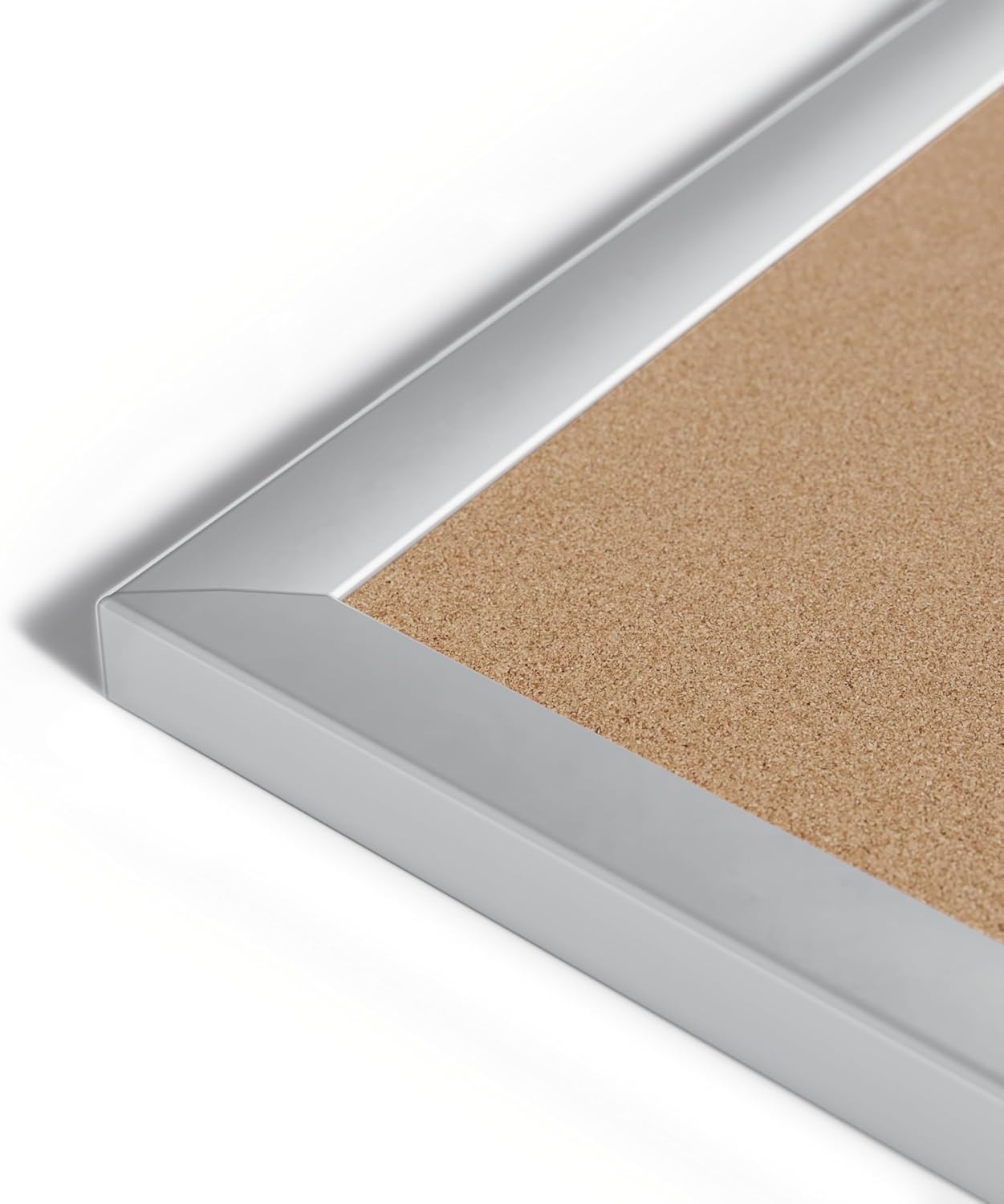 image:imageU Brands Cork Bulletin Board 36 x 36 Inches Silver Aluminum Frame 2877U000136 x 48