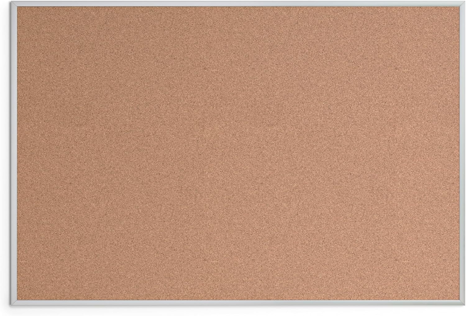 image:imageU Brands Cork Bulletin Board 36 x 36 Inches Silver Aluminum Frame 2877U000148 x 72