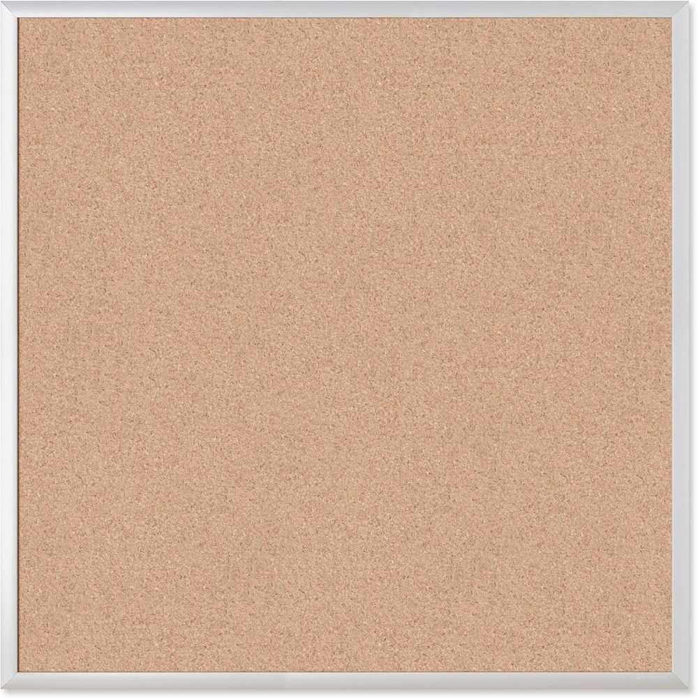 image:imageU Brands Cork Bulletin Board 36 x 36 Inches Silver Aluminum Frame 2877U000136 x 36