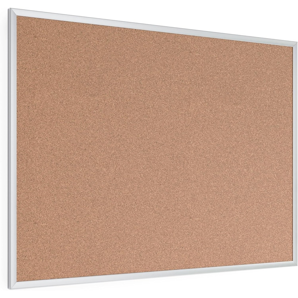 image:imageU Brands Cork Bulletin Board 36 x 36 Inches Silver Aluminum Frame 2877U000136 x 48