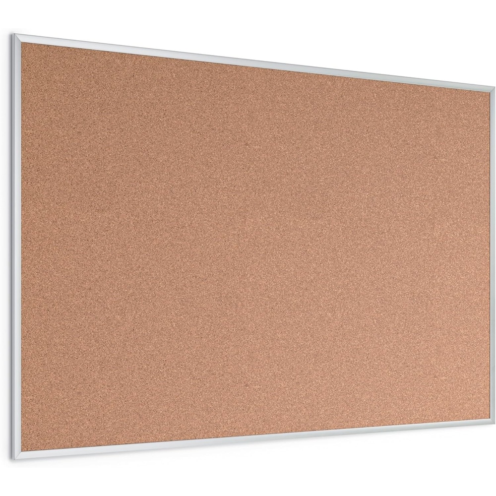image:imageU Brands Cork Bulletin Board 36 x 36 Inches Silver Aluminum Frame 2877U000148 x 72