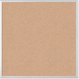 U Brands Cork Bulletin Board, 36″ x 36″ Inches, Silver Aluminum Frame (2877U00-01)(36″ x 36″)
